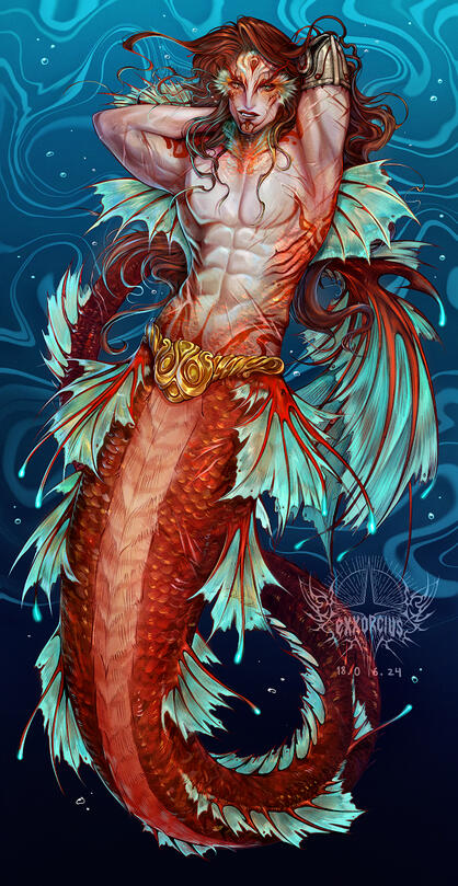 Full render Fullbody + Simple background(gradient and texture) - Commission Pinup book print for @emmahammauthor