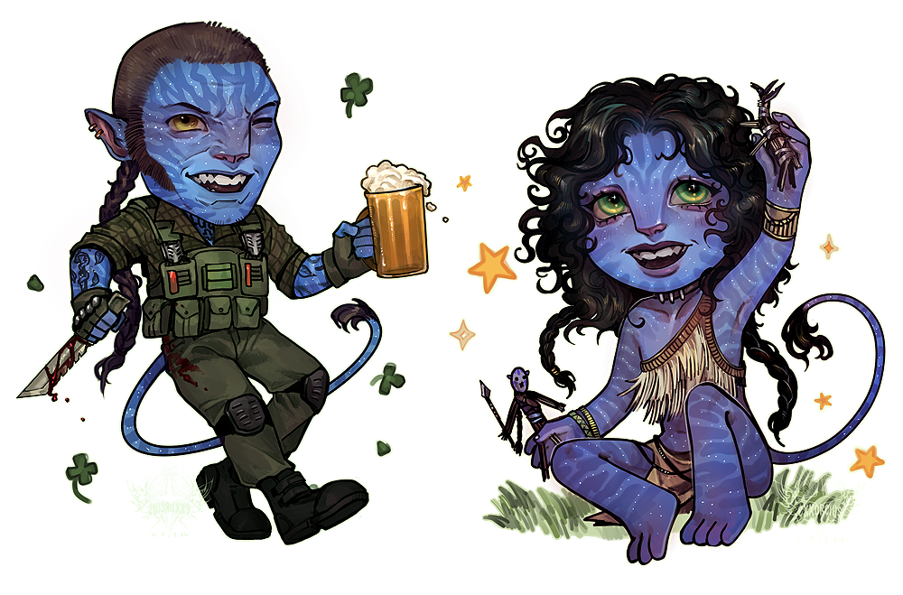 Simple chinos often come in smaller size, with details and some overpaint whoever thicker lineart and limited background options. Quicker in time and yet attentive.